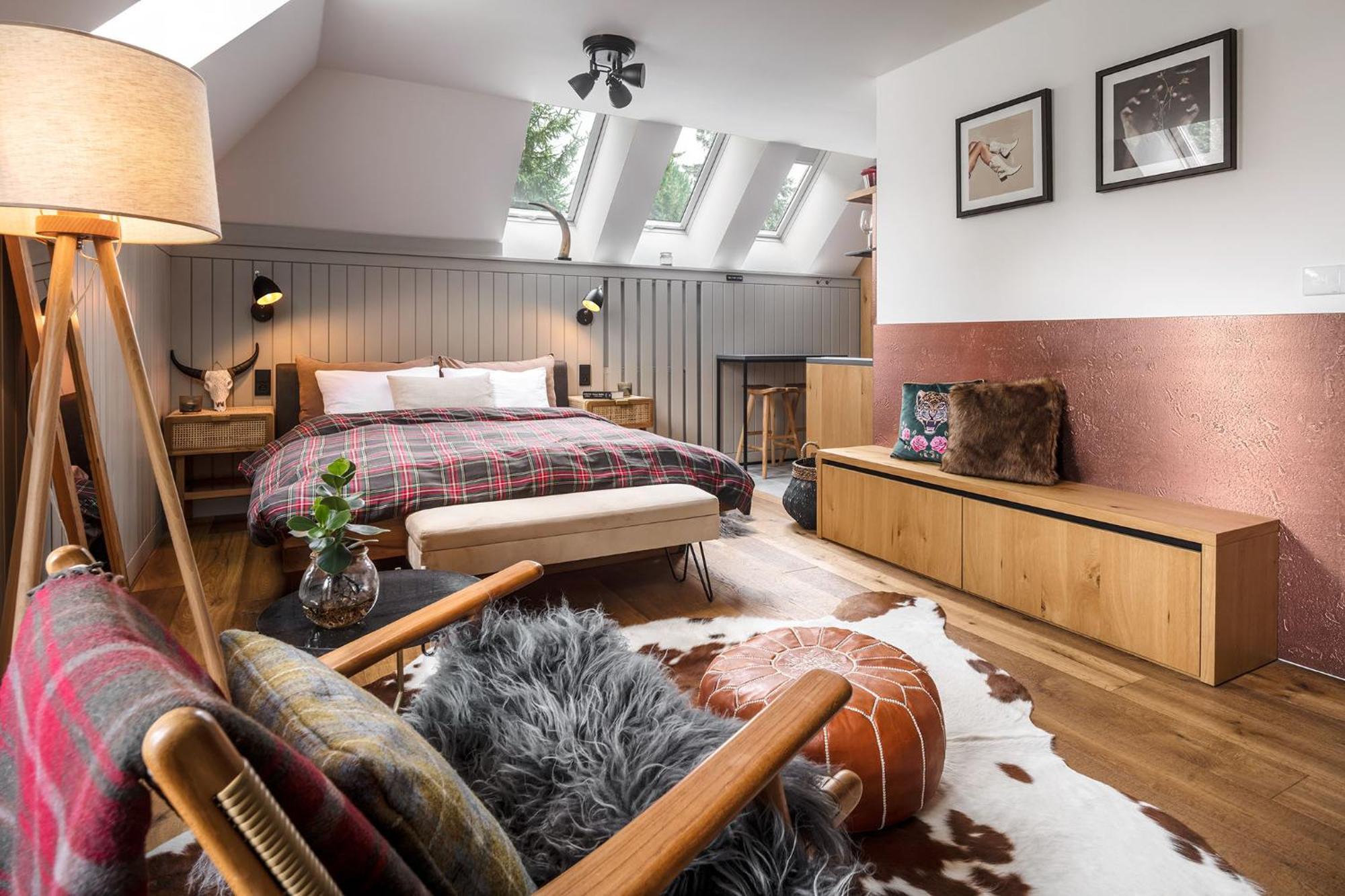Peaceful, Cozy Designer Mountain Studio Harrachov Luaran gambar